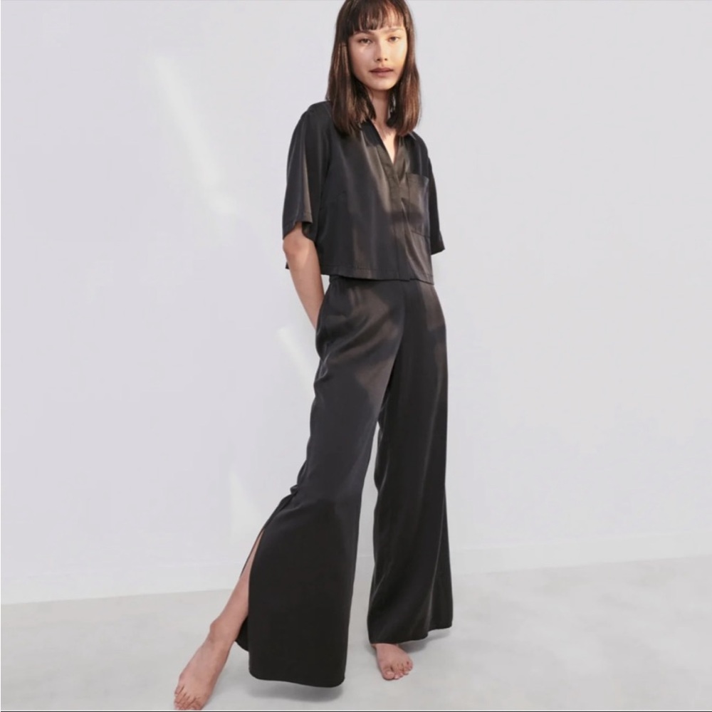 Lunya Washable Silk High Rise Pant Set